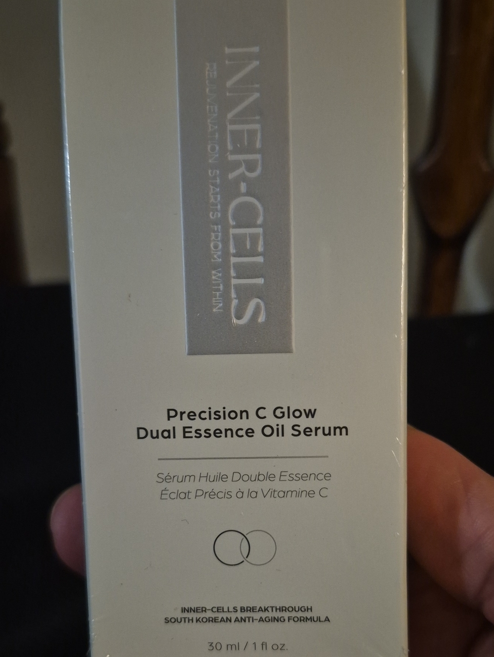 Precision C Glow Dual Essence Oil Serum — White